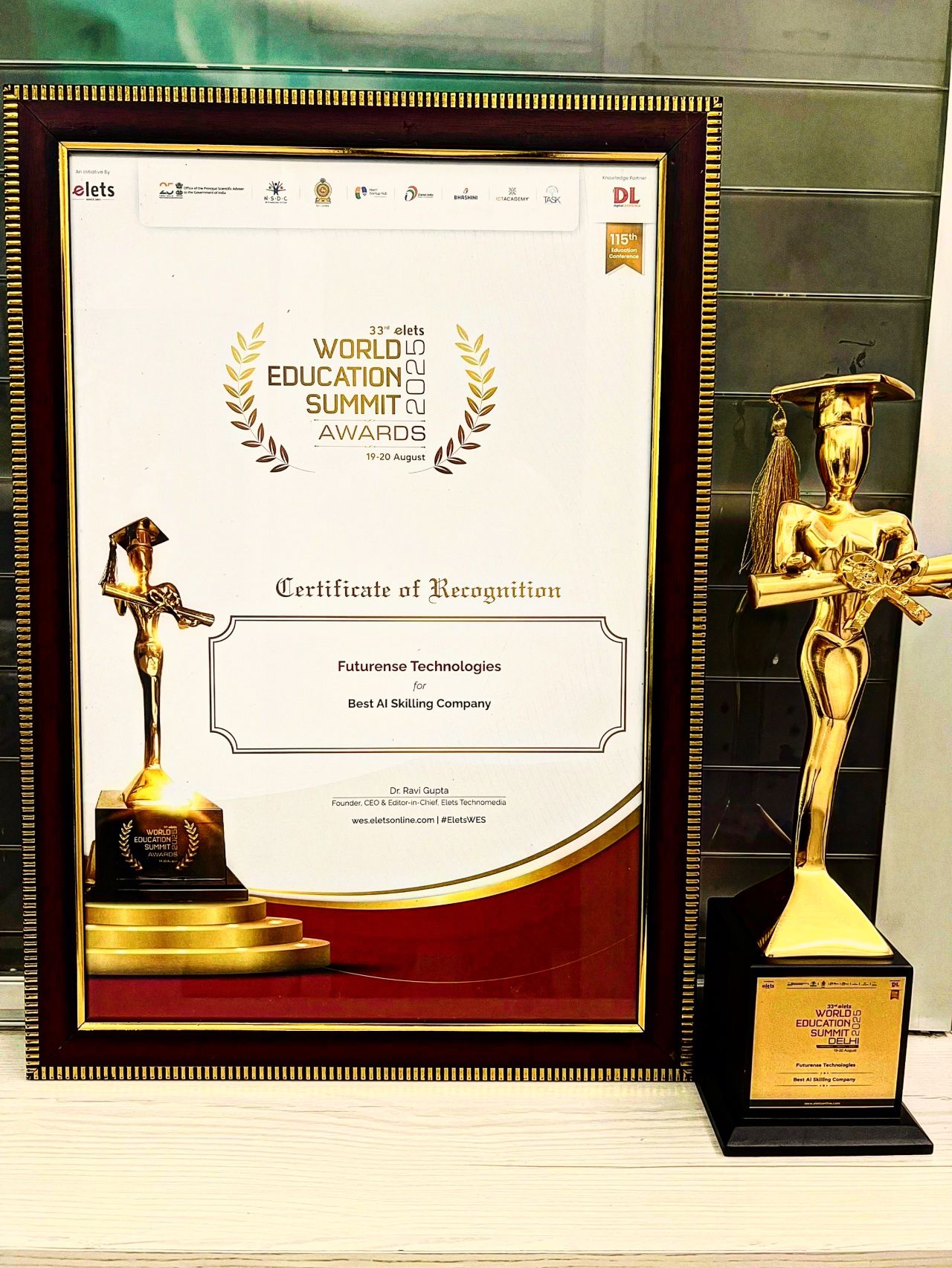 Futurense Honored at World Education Summit 2025