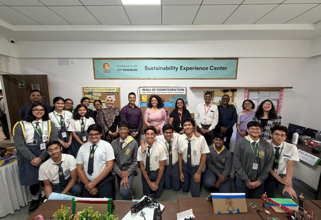 1M1B in partnership with IBM SkillsBuild sets up Sustainability Experience Center in Bengaluru to nurture young sustainability champions