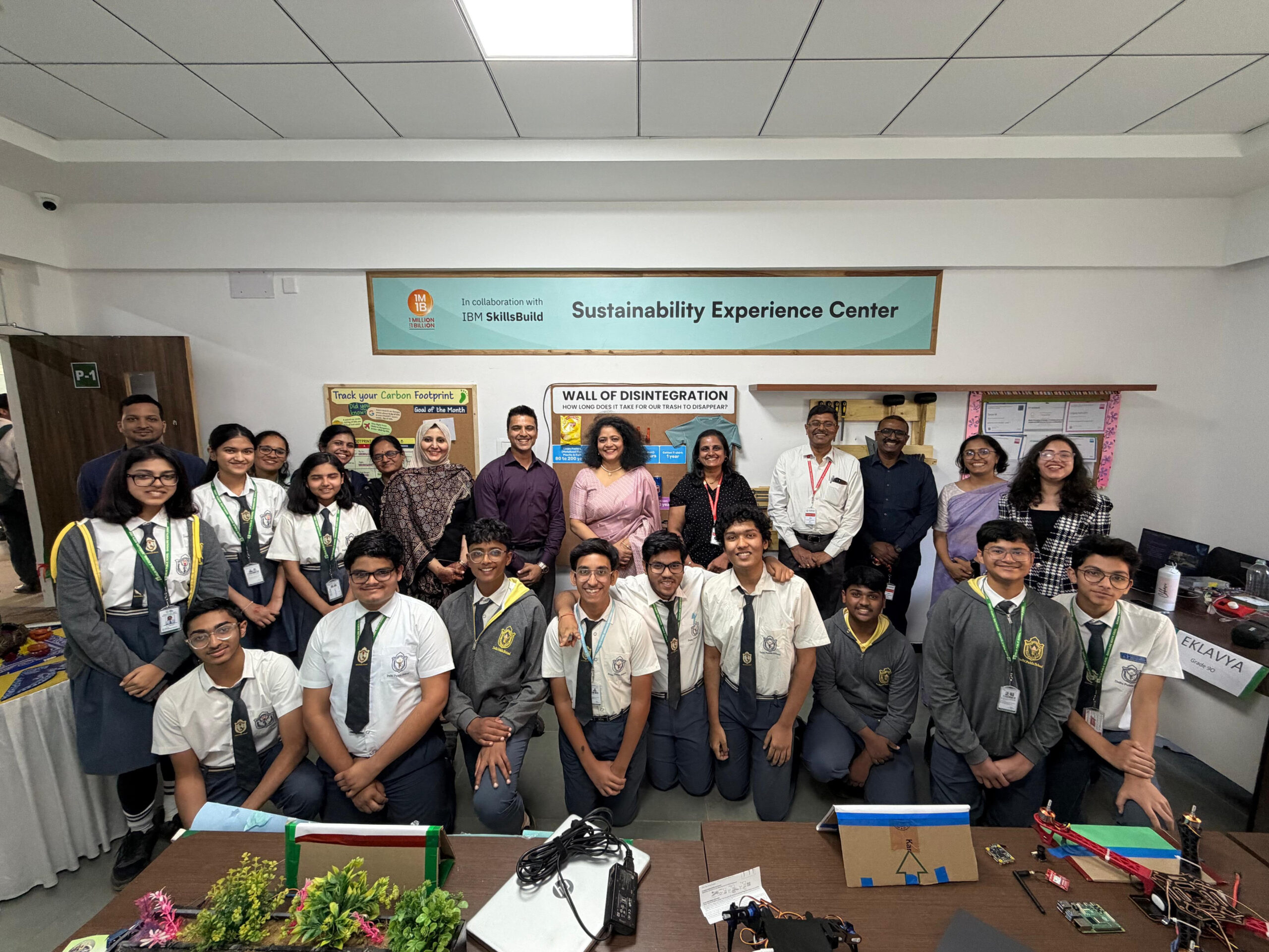 1M1B in partnership with IBM SkillsBuild sets up Sustainability Experience Center in Bengaluru to nurture young sustainability champions