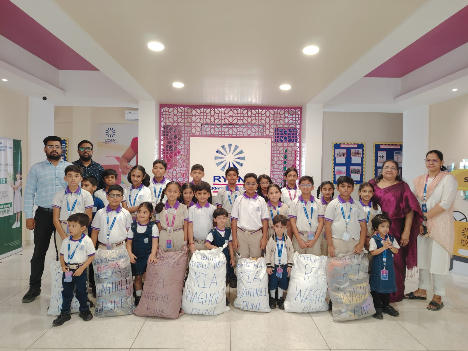 Ryan International Academy Organises Textile Recycling Drive to Encourage Eco-Conscious Living