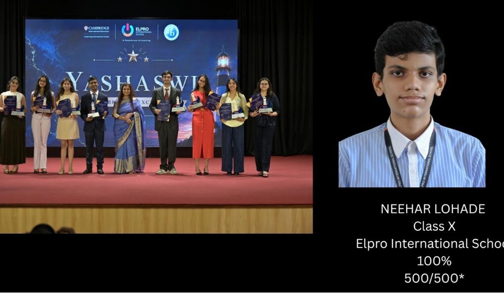 Elpro International School Celebrates Remarkable CBSE Class 10 Results with a Perfect 500/500