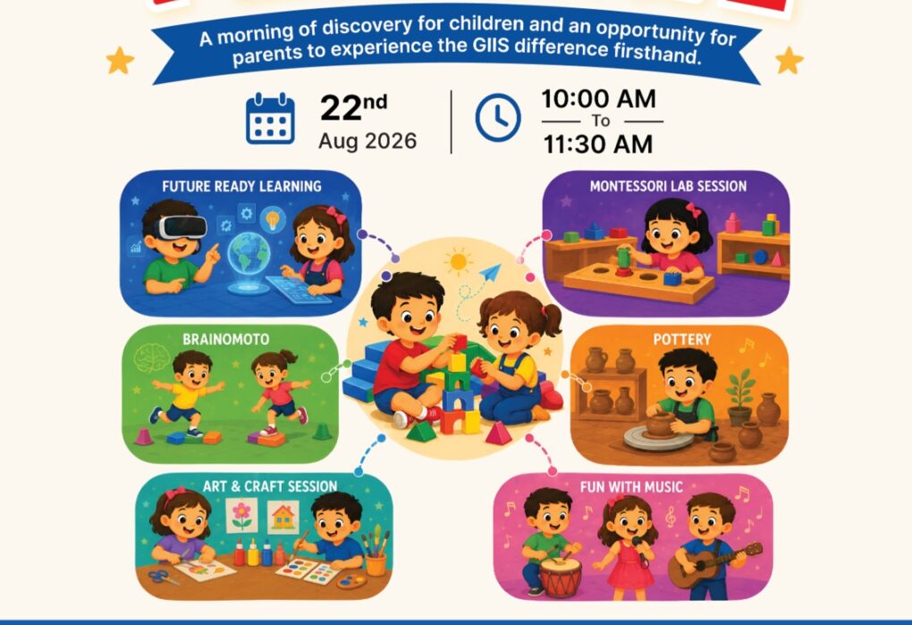 GIIS Balewadi to Host ‘Kids Playdate’ on August 22, Invites Parents and Young Learners for a Fun-Filled Learning Experience