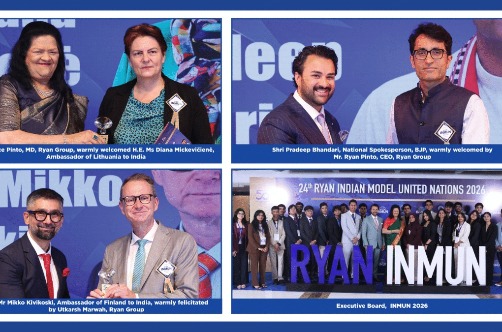 Ryan Group of Schools Hosts the 24th Indian Model United Nations in the Capital