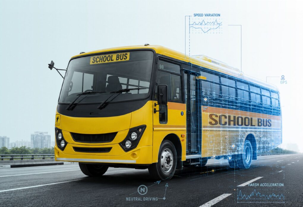 75,000+ School Bus Safety Events recorded across 61 Indian cities in H1, reveals Intangles study