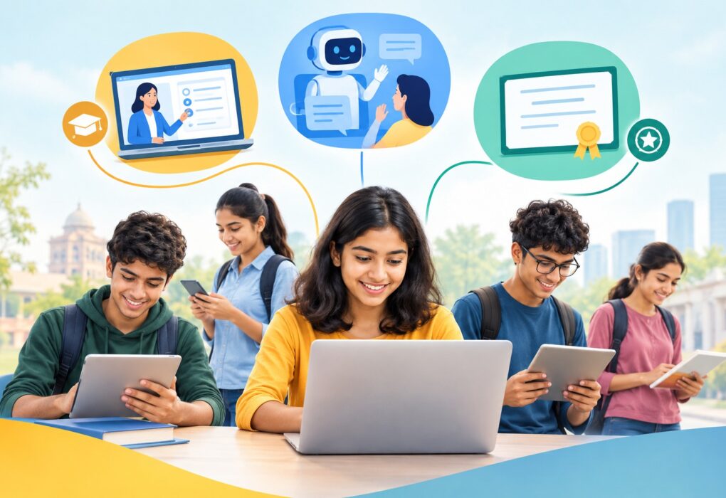 India's Youth Get Free Exam Coaching, a Personal AI Tutor and an AI Proficiency Certificate, Powered by YellowDots DPI